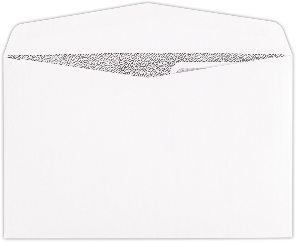 White 24lb T4 Double Window Envelopes (5 3/4 x 9)