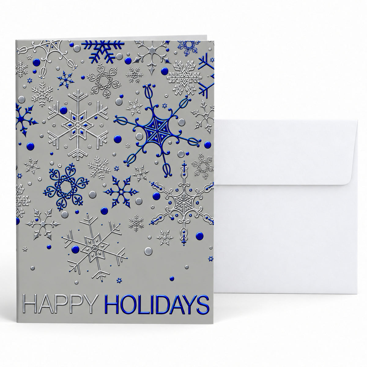 5 x 7 Foldover Card Set 80lb - Festive Holiay Wishes