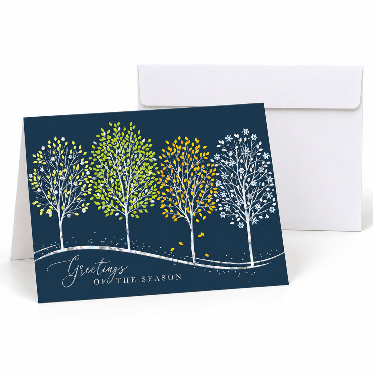 7 x 5 Foldover Card Set 80lb - Midnight Seasons