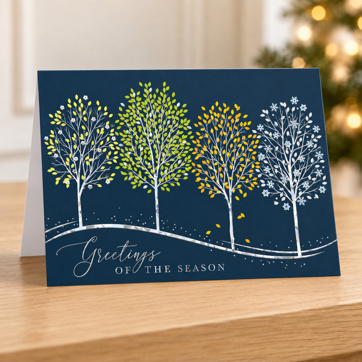 7 x 5 Foldover Card Set 80lb - Midnight Seasons
