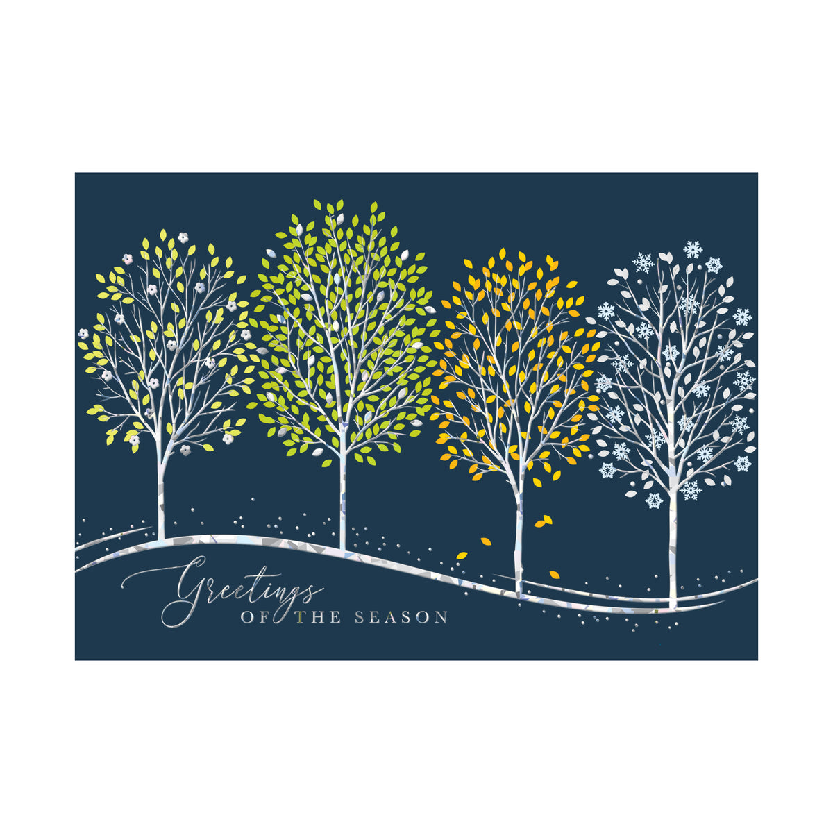 7 x 5 Foldover Card Set 80lb - Midnight Seasons