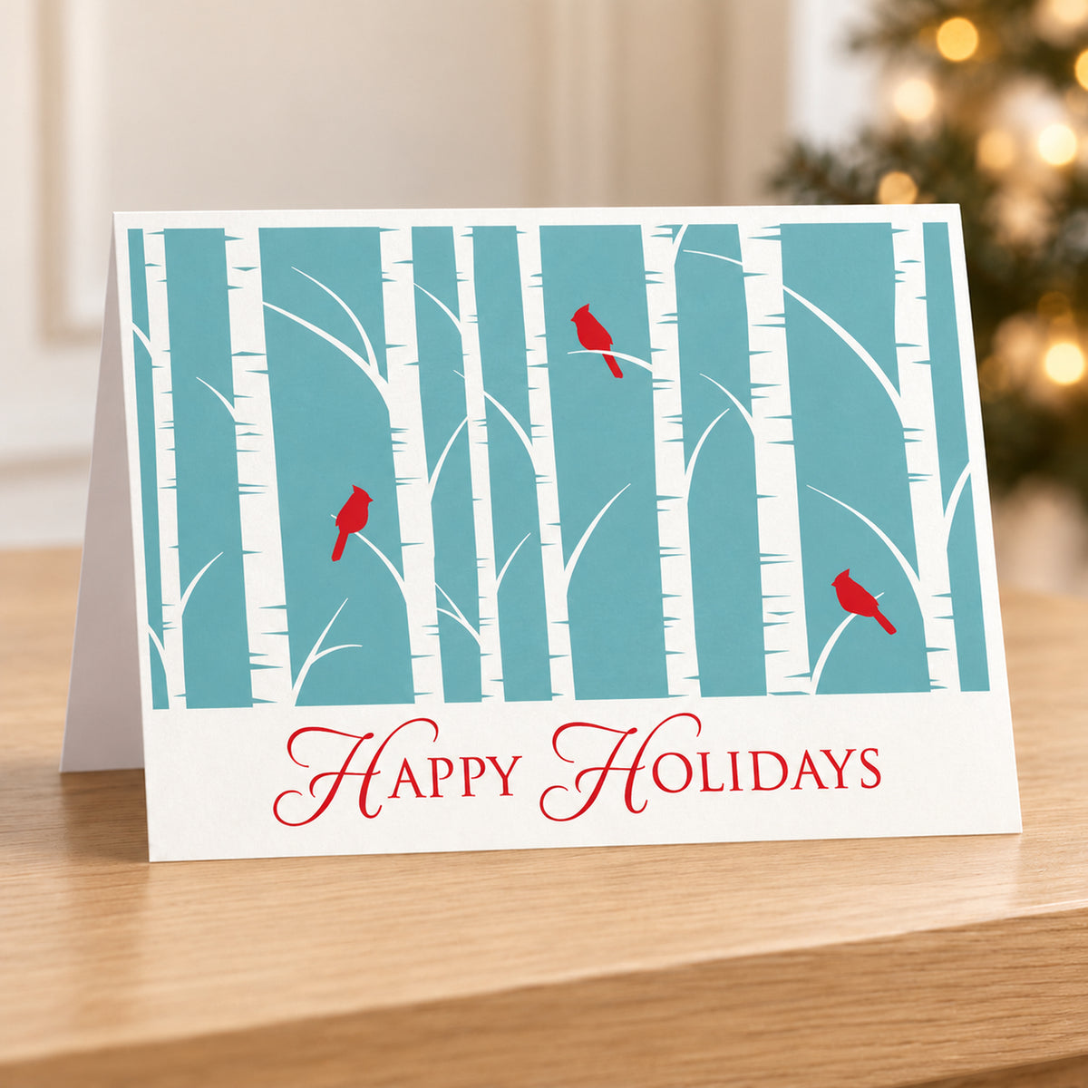 7 x 5 Foldover Card Set 80lb - Scarlet Beauty