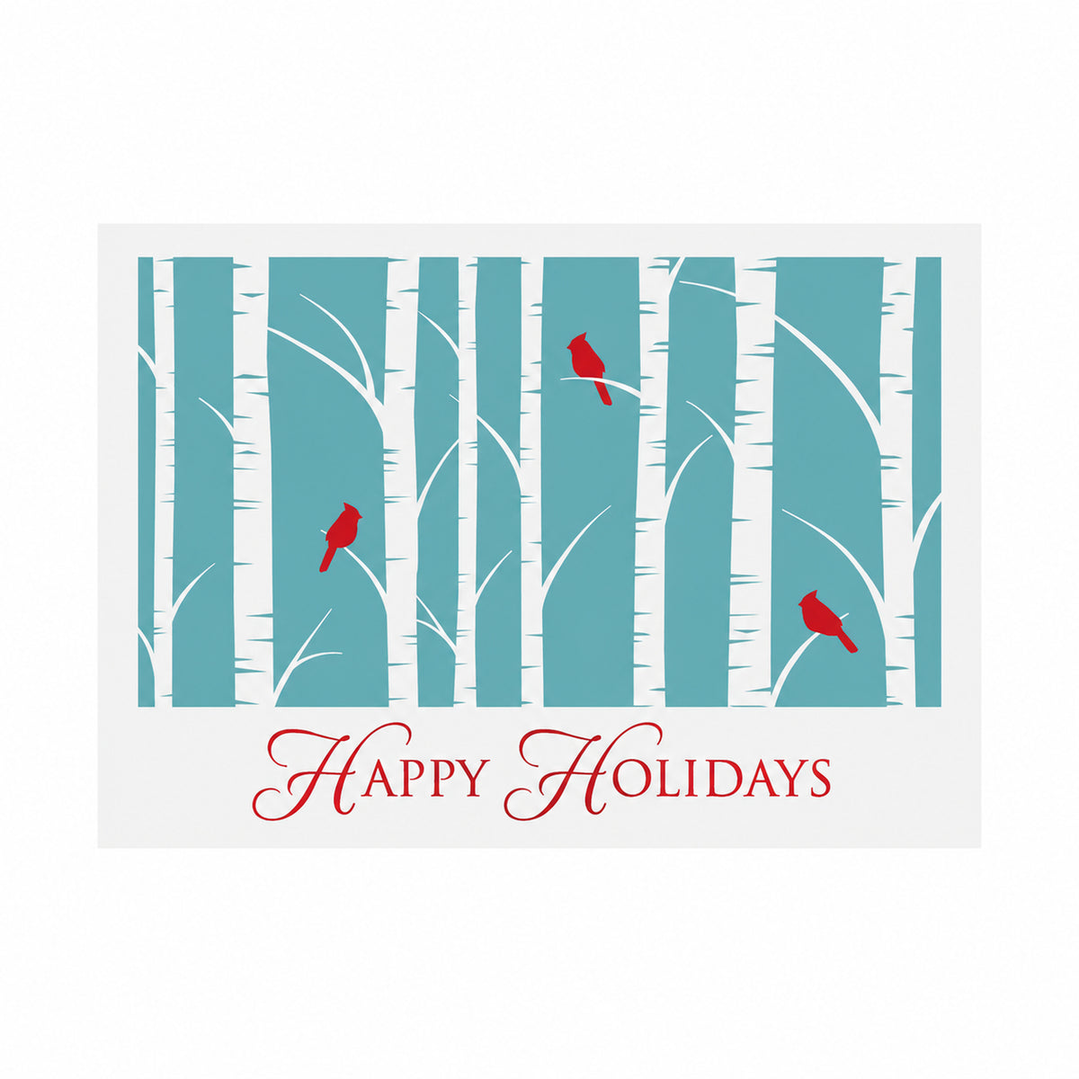 7 x 5 Foldover Card Set 80lb - Scarlet Beauty