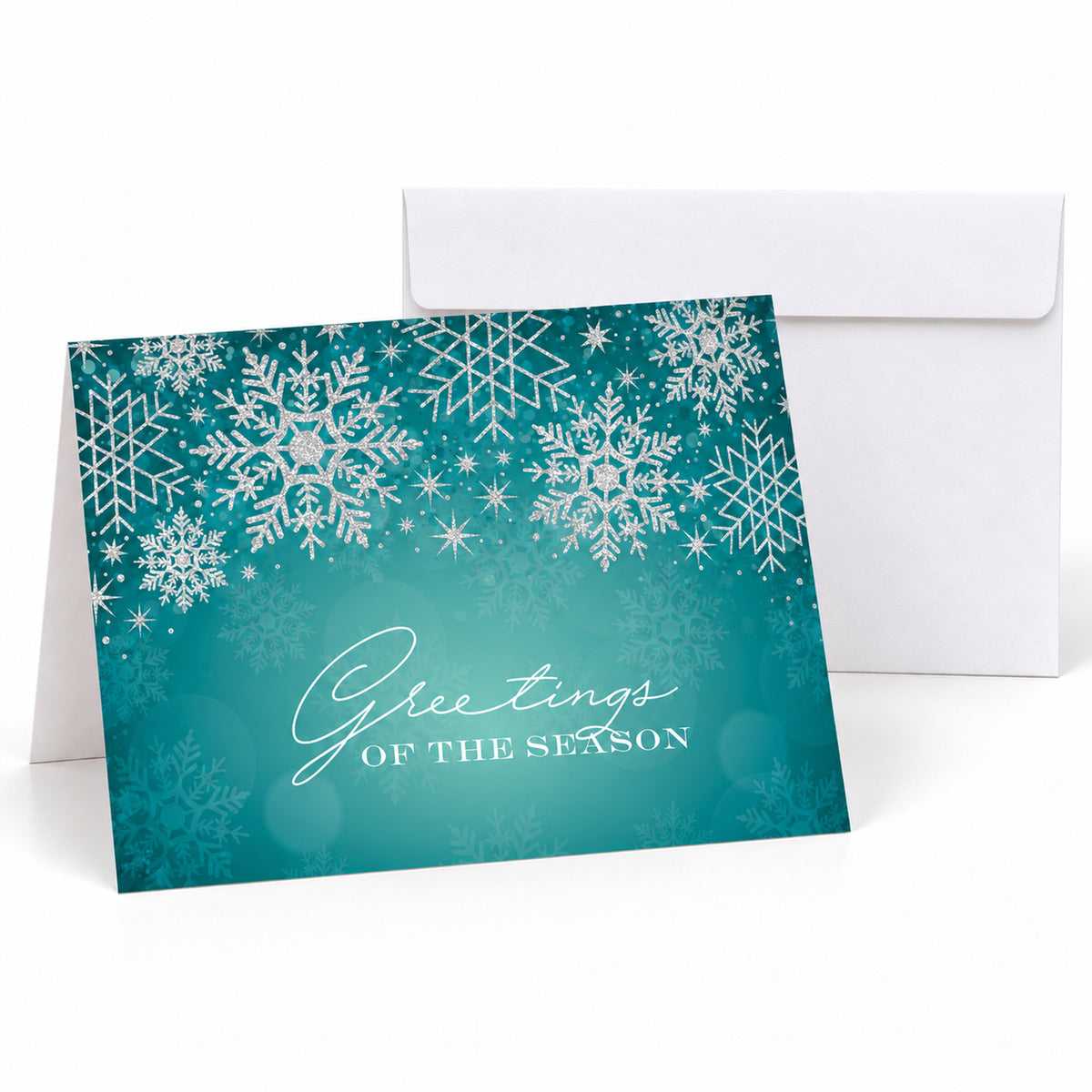 7 x 5 Foldover Card Set 80lb - Season's Shimmer