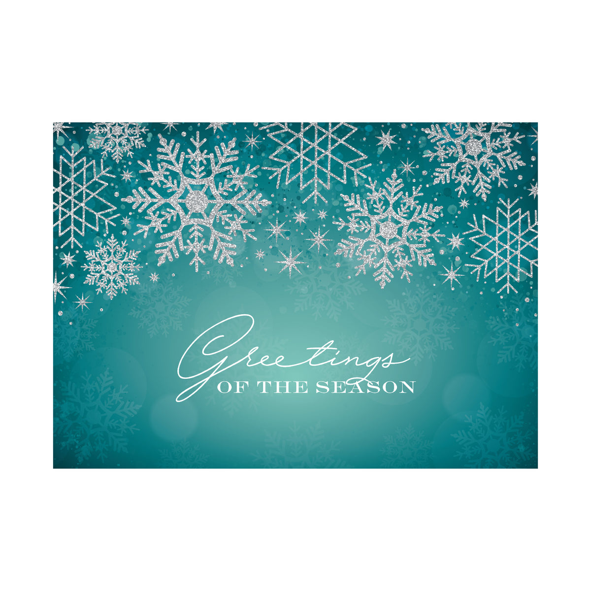 7 x 5 Foldover Card Set 80lb - Season's Shimmer