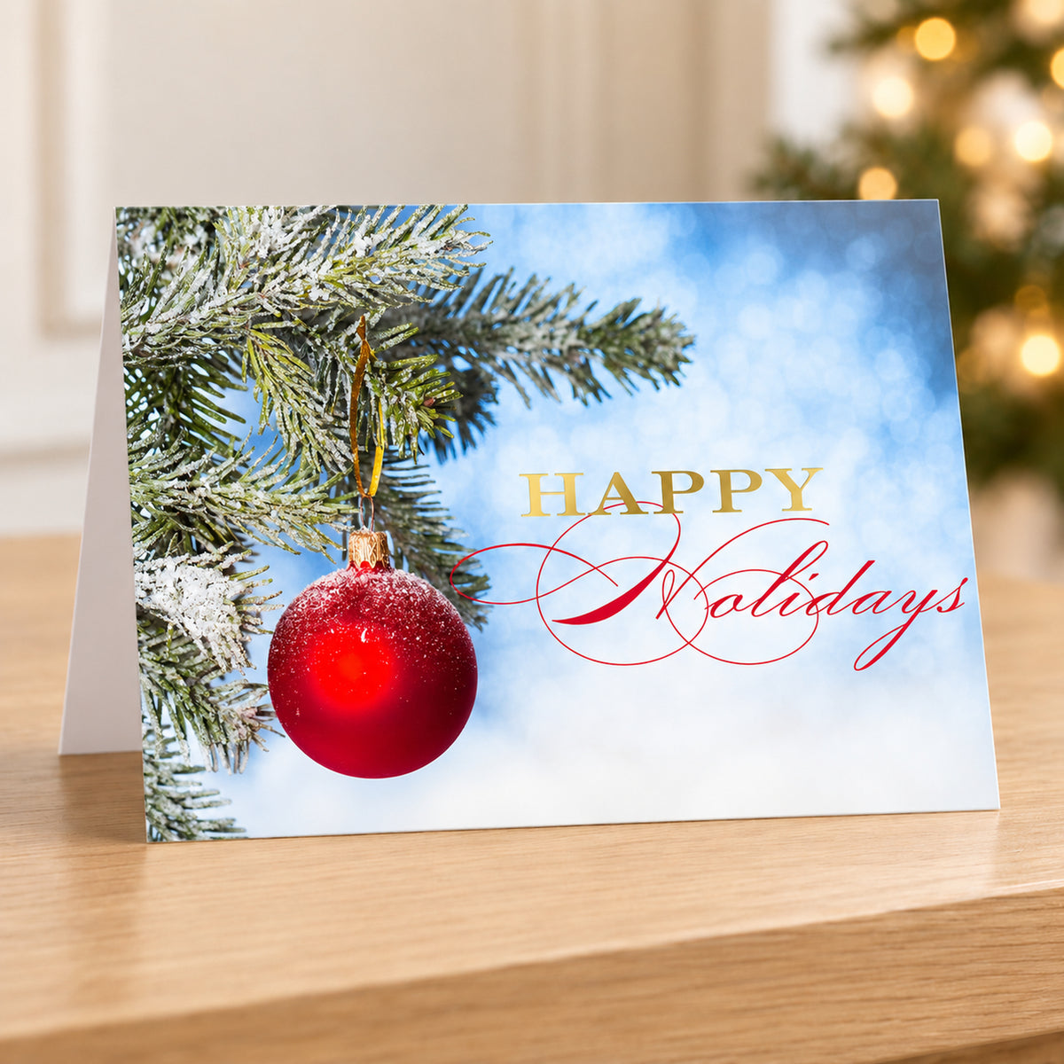 7 x 5 Foldover Card Set 80lb - Scarlet Standout