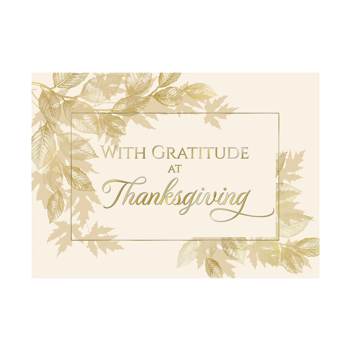 7 x 5 Foldover Card Set 80lb - Autumn Gratitude