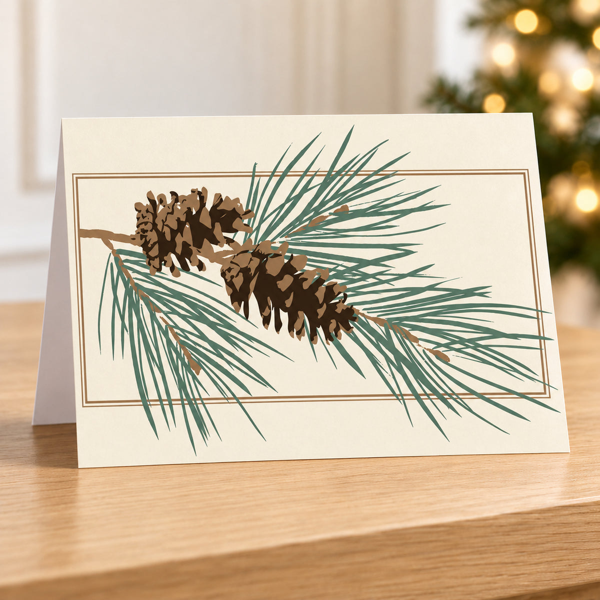 7 x 5 Foldover Card Set 80lb - Pine Simplicity