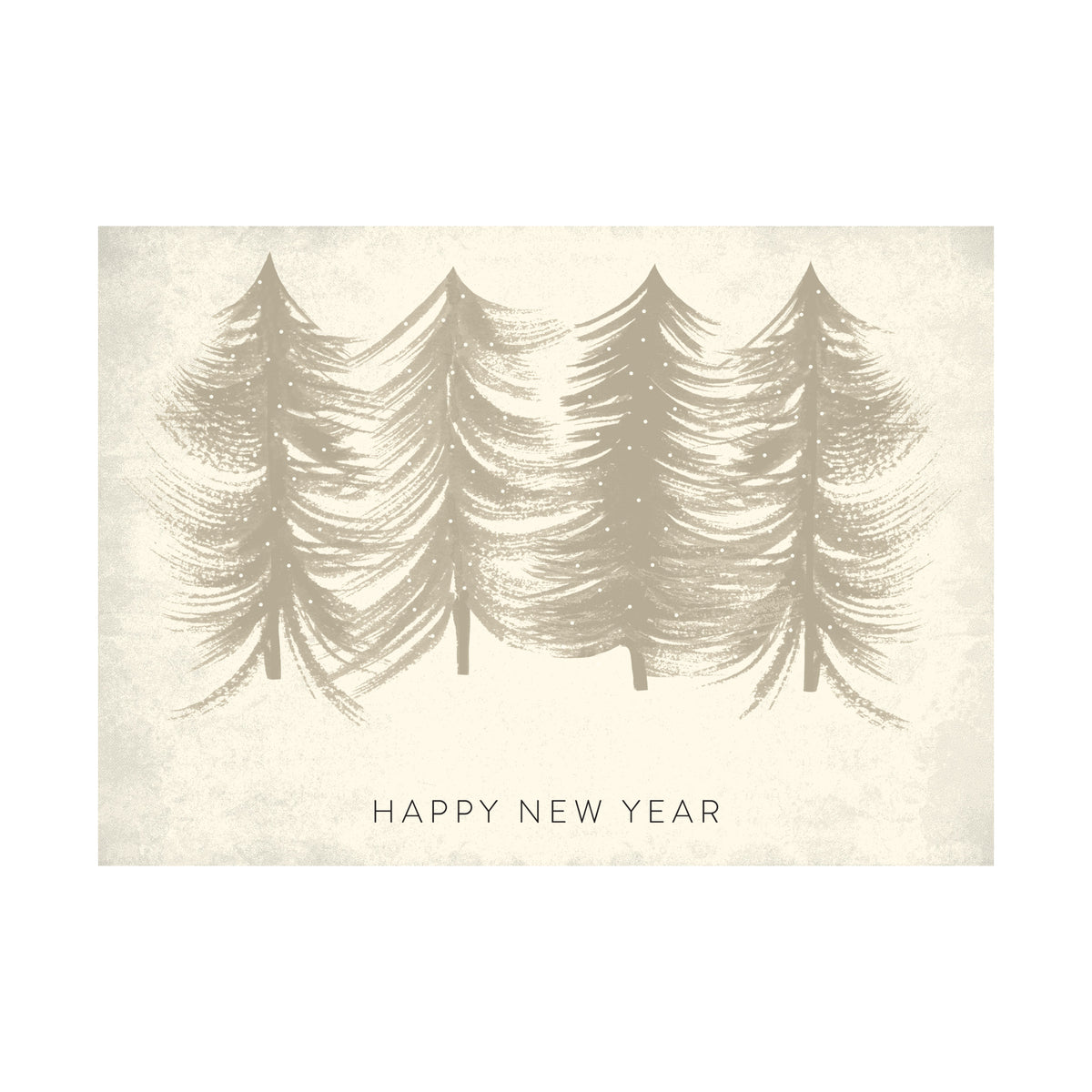 7 x 5 Foldover Card Set 80lb - Whimsy Treeline