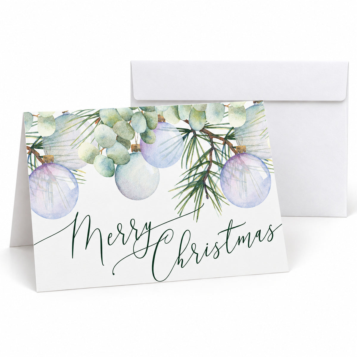 7 x 5 Foldover Card Set 80lb - Hunter Watercolor
