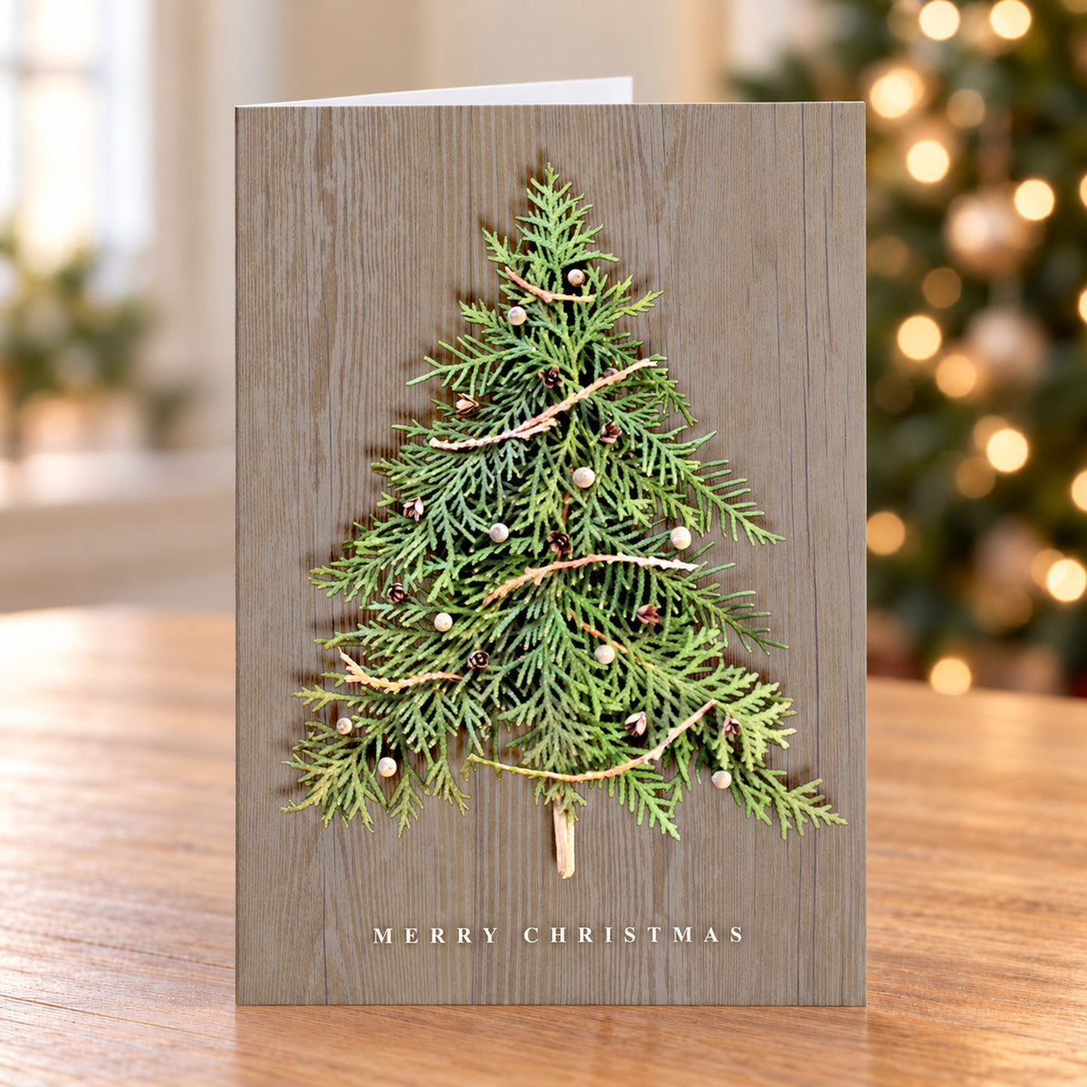 5 x 7 Foldover Card Set 80lb - Nature Tree
