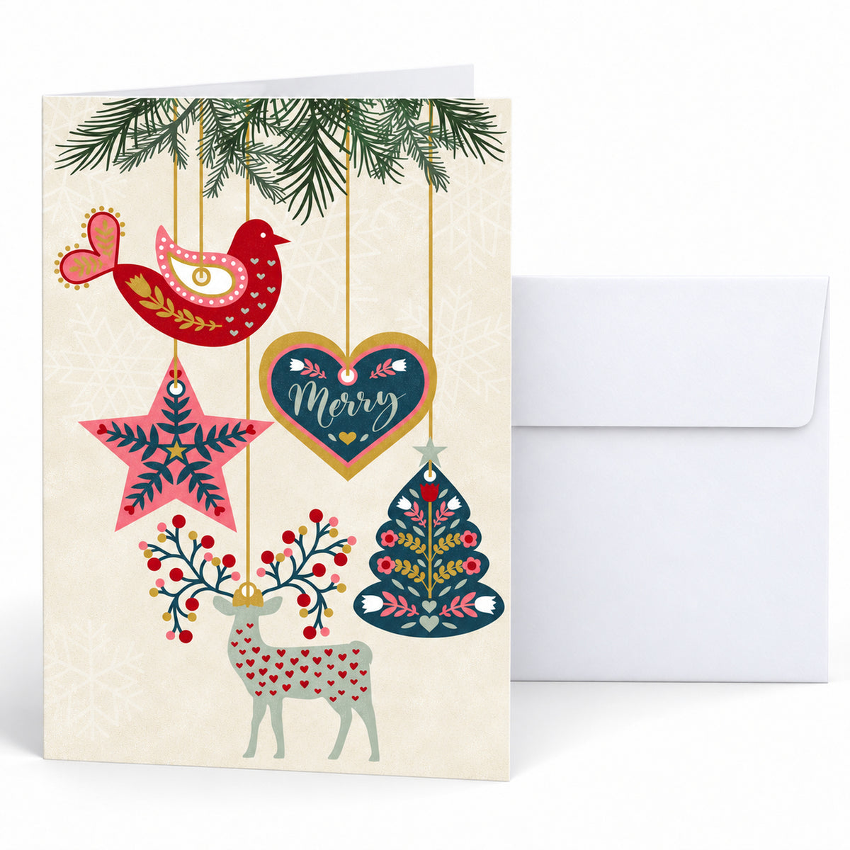 5 x 7 Foldover Card Set 80lb - Scandinavian Vibes