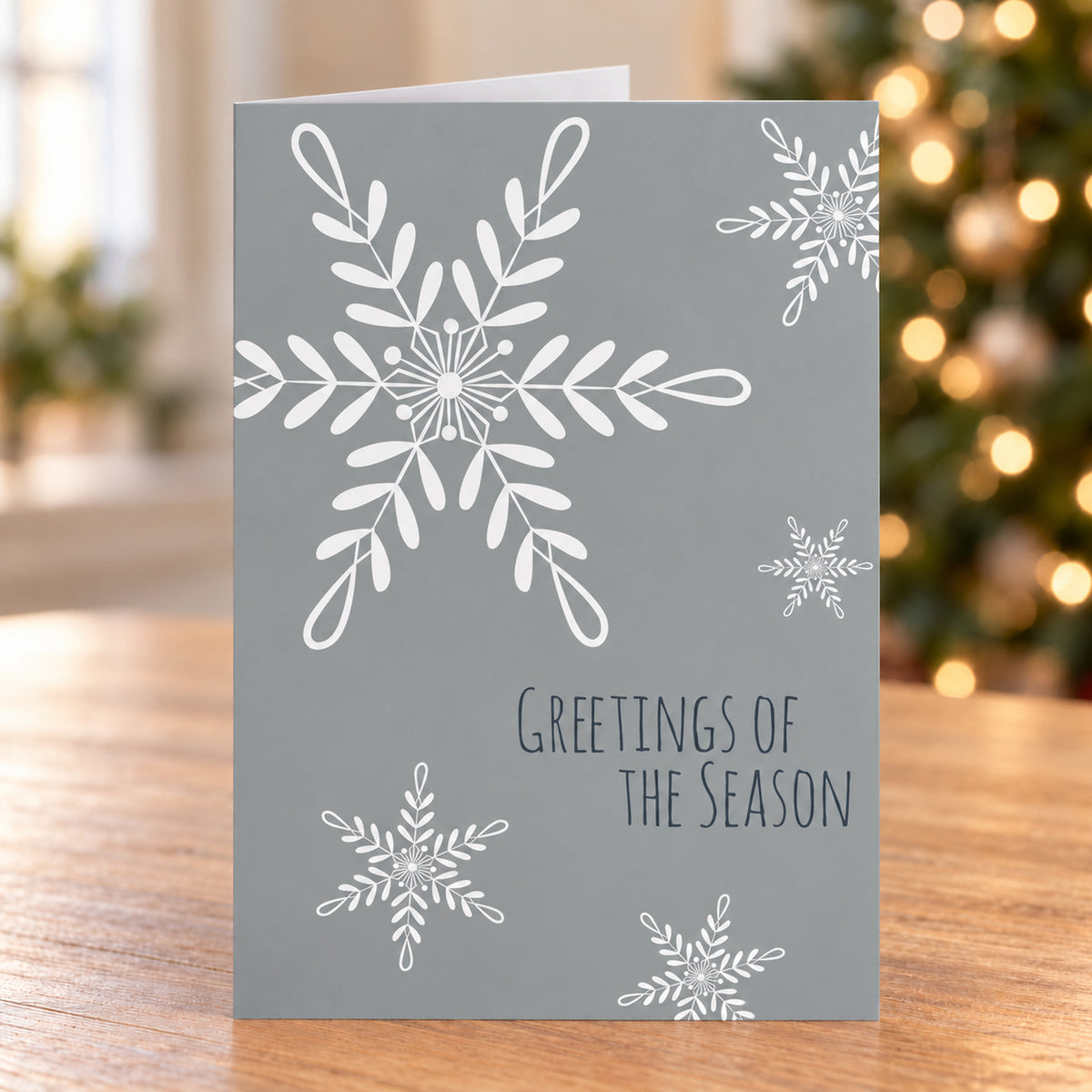 5 x 7 Foldover Card Set 80lb - Pewter Greetings