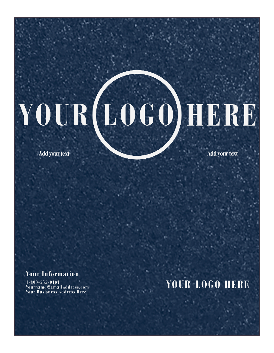 Lapis Navy Blue Metallic 105lb 8 1/2 x 11 Cardstock