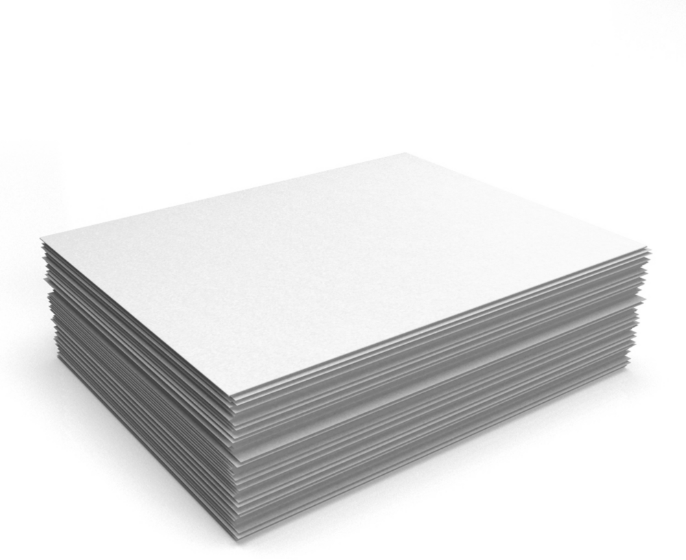 Crystal White Metallic 105lb 8 1/2 x 11 Cardstock