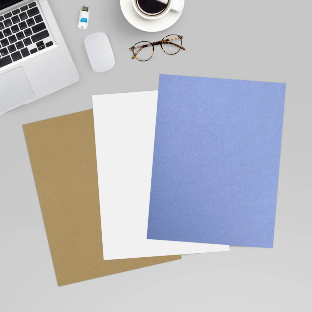 Vista Purple Metallic 105lb 8 1/2 x 11 Cardstock