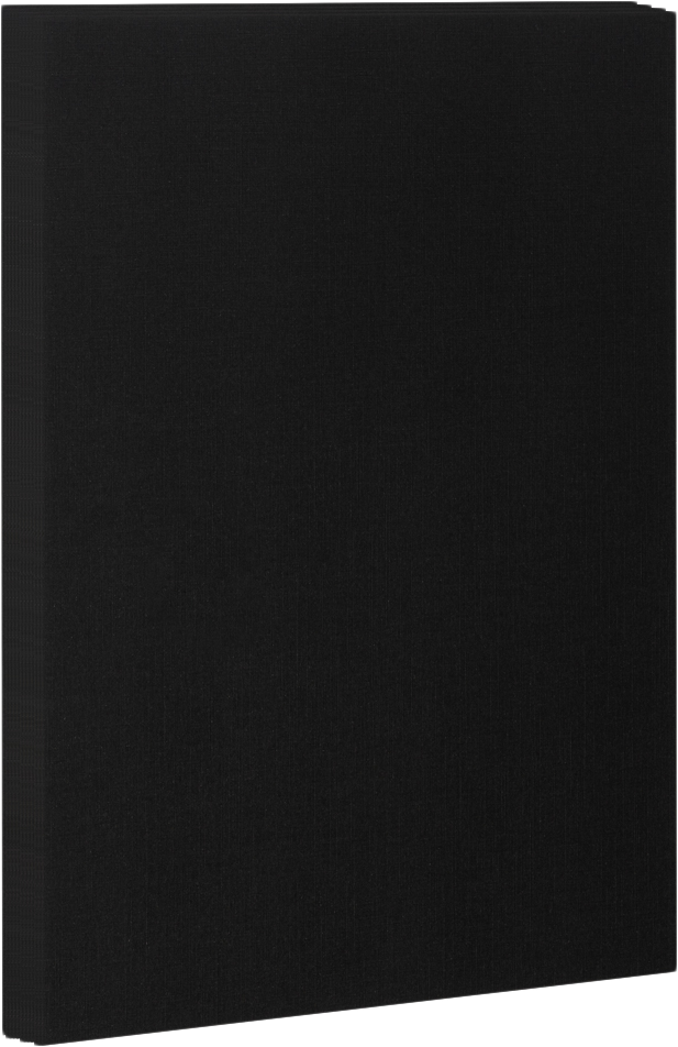 Black Linen 100lb 8 1/2 x 11 Cardstock