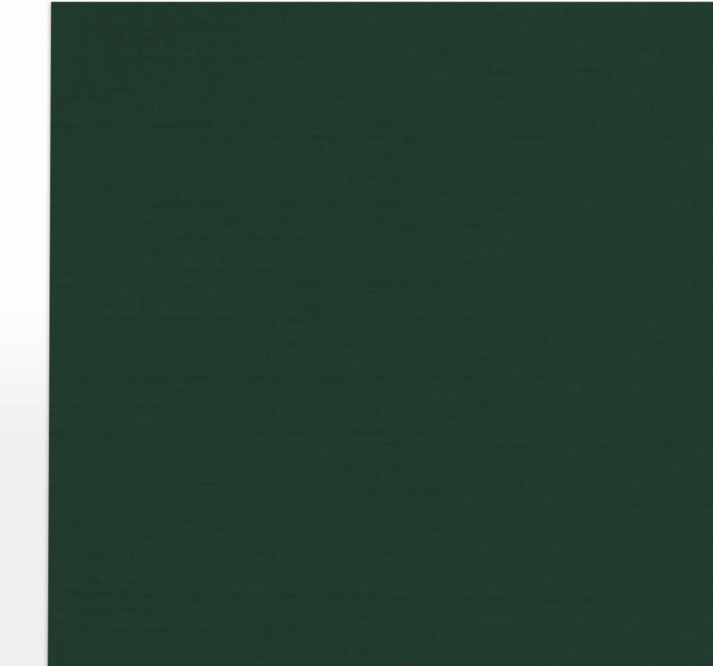 Dark Green Linen 100lb 8 1/2 x 11 Cardstock
