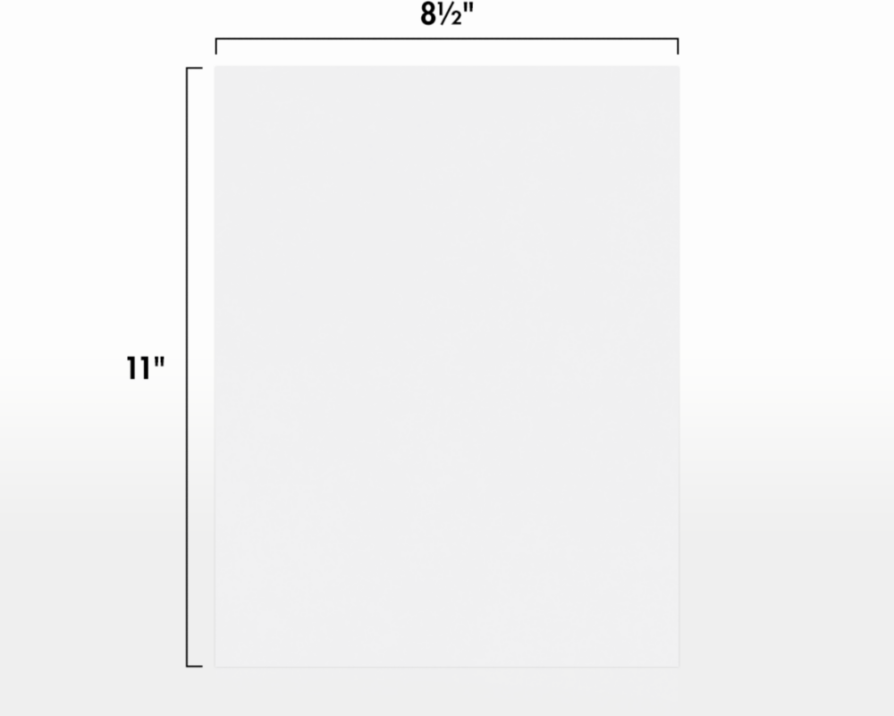 White Recycled 32lb 8 1/2 x 11 Paper