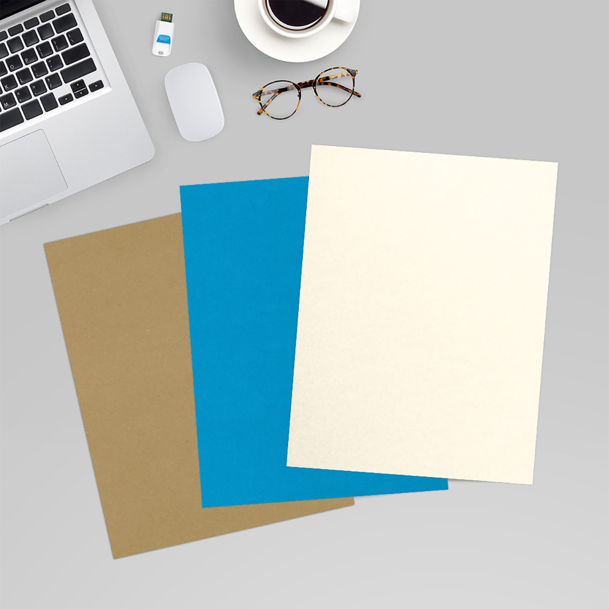 Champagne Ivory Metallic 32lb 8 1/2 x 11 Paper