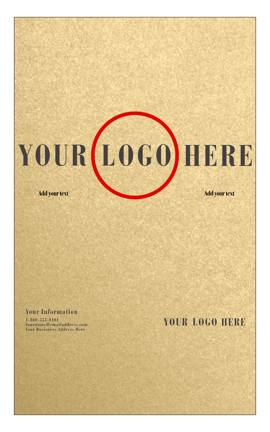 Light Gold Blonde Metallic 105lb 8 1/2 x 14 Cardstock