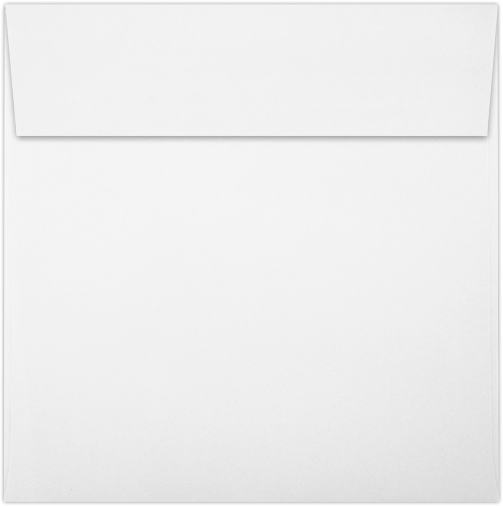 Premium White 32lb 5 x 5 Square Envelopes with Peel & Seal