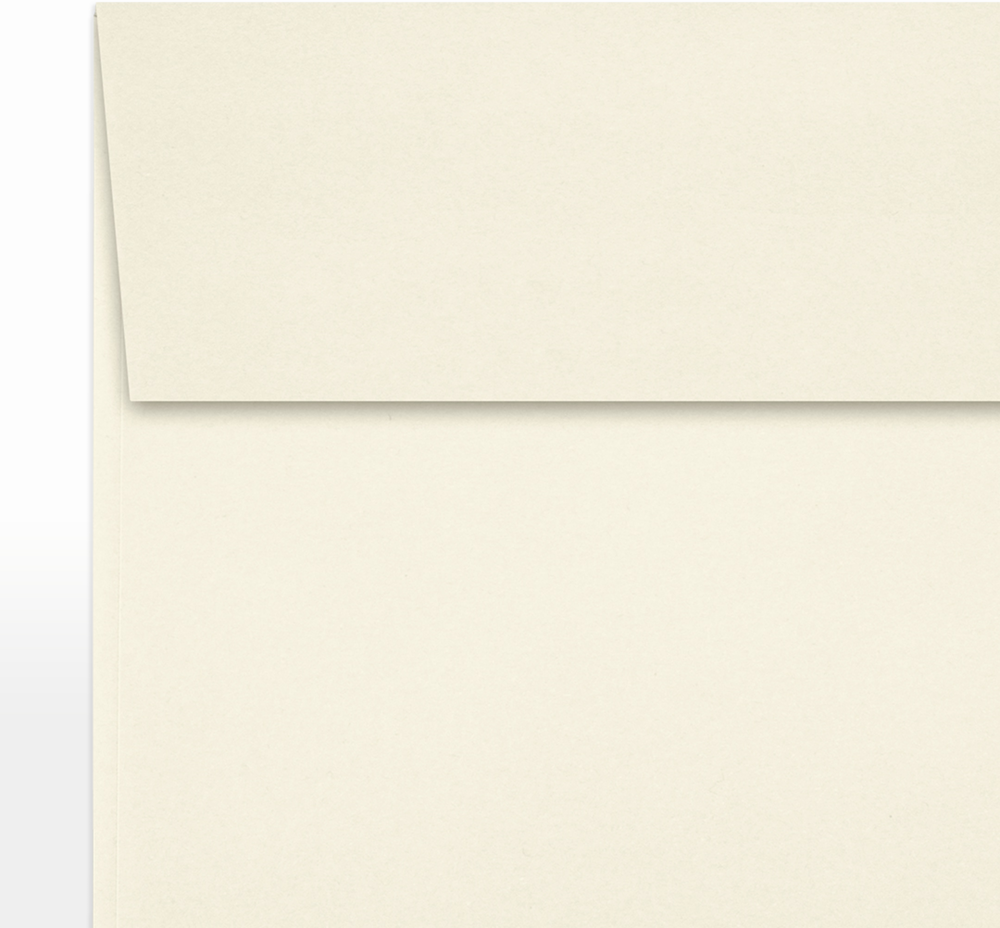 Natural 28lb Cougar 5 3/4 x 5 3/4 Square Premium Envelopes with Peel & Seal