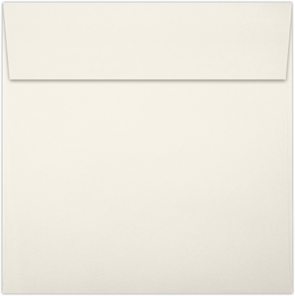 Natural Recycled 32lb 6 x 6 Square Envelopes with Peel & Seal