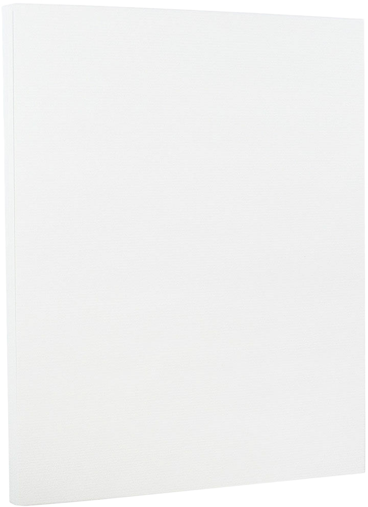 Bright White Laid 80lb 8 1/2 x 11 Cardstock