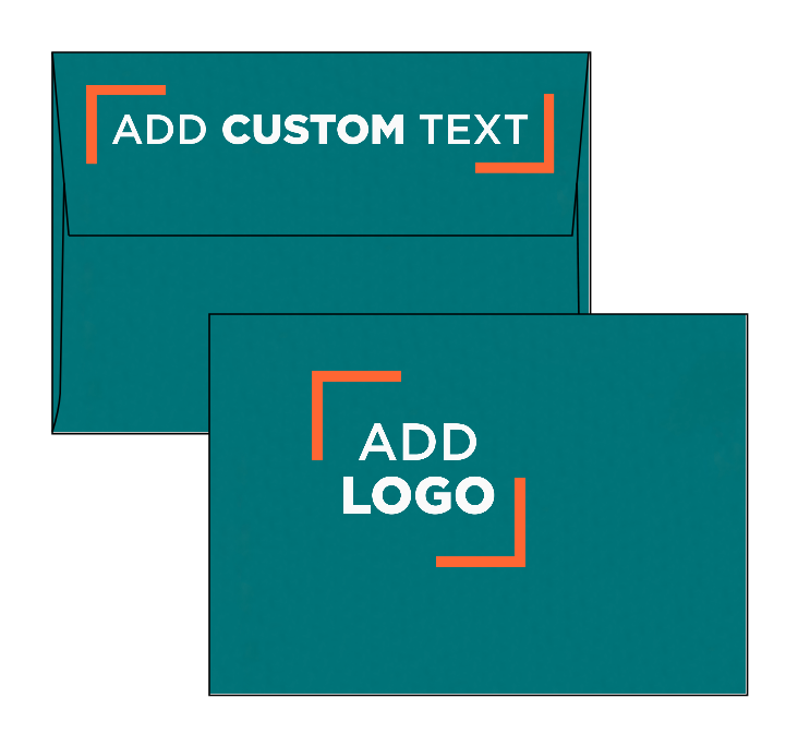 Teal Blue 32lb A1 Invitation Envelopes (3 5/8 x 5 1/8) with Peel & Seal