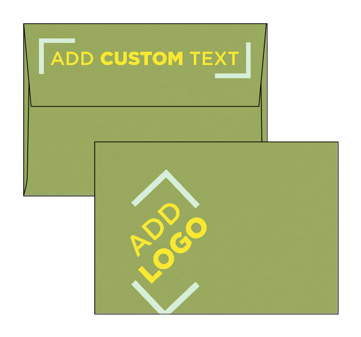 Olive Green 28lb A1 Invitation Envelopes (3 5/8 x 5 1/8) with Peel & Seal