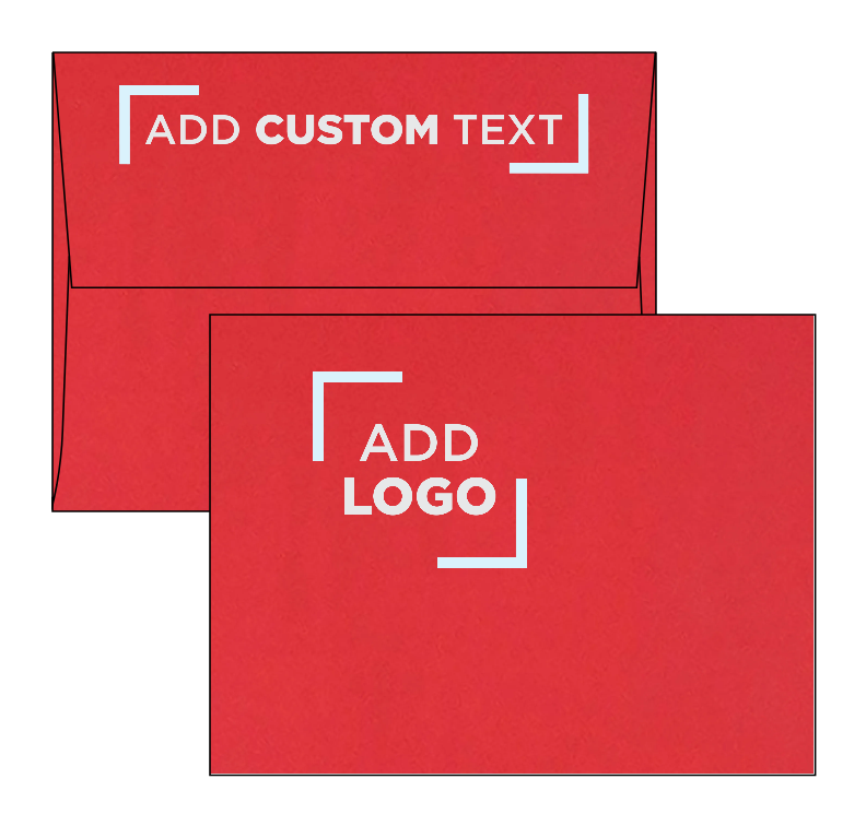 Red 32lb A2 Invitation Envelopes (4 3/8 x 5 3/4) with Peel & Seal