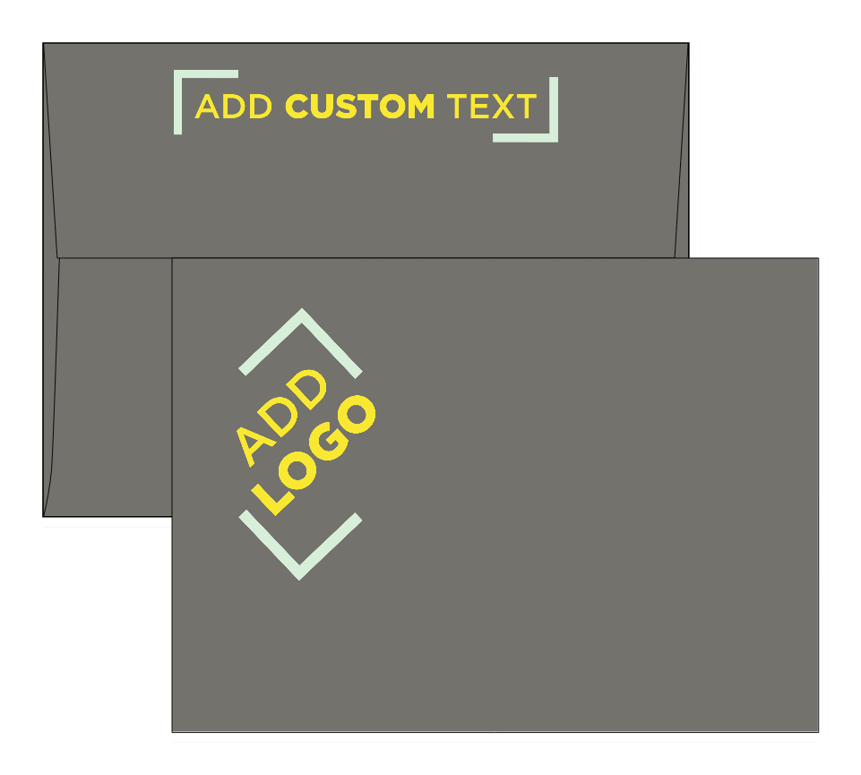 Dark Smoke Gray 32lb A7 Invitation Envelopes (5 1/4 x 7 1/4) with Peel & Seal