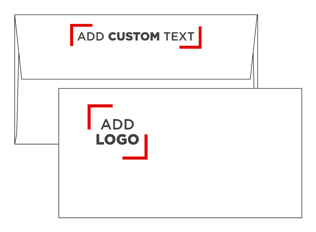 White with Silver Foil Lining 24lb Photo Greeting Invitation Envelopes (4 3/8 x 8 1/4) with Peel & Seal