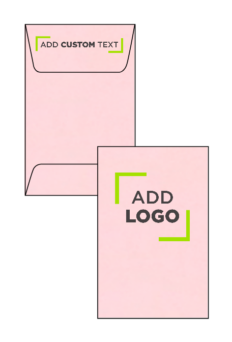 Baby Candy Pink 32lb #1 Coin Envelopes (2 1/4 x 3 1/2)