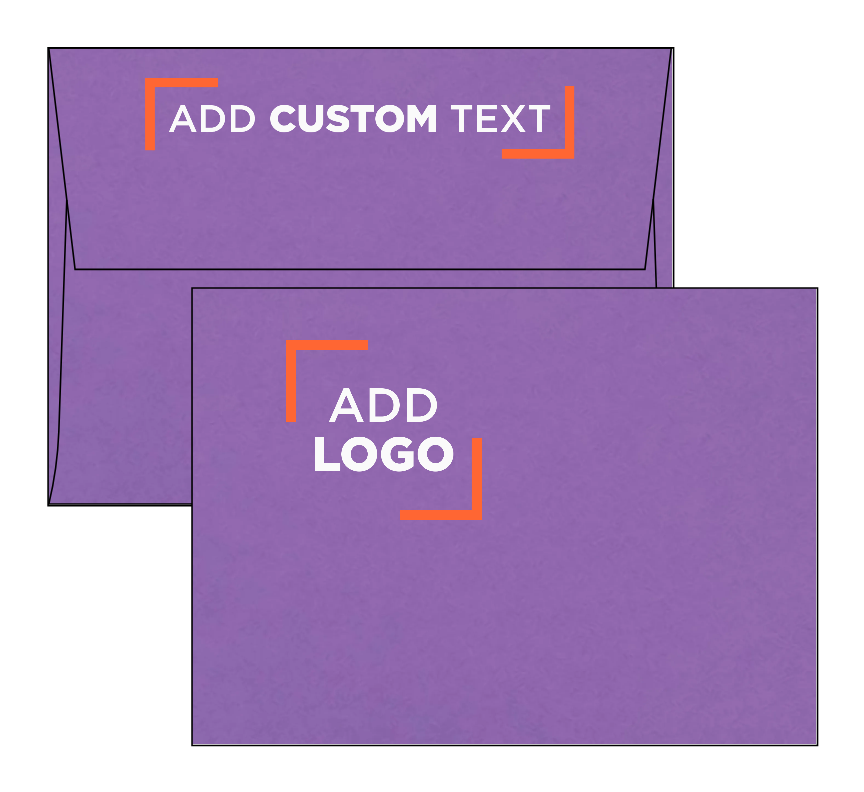 Vintage Plum Purple 32lb A6 Invitation Envelopes (4 3/4 x 6 1/2) with Peel & Seal