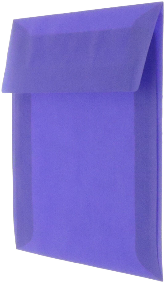 Primary Blue Translucent 30lb 5 1/2 x 5 1/2 Square Envelopes