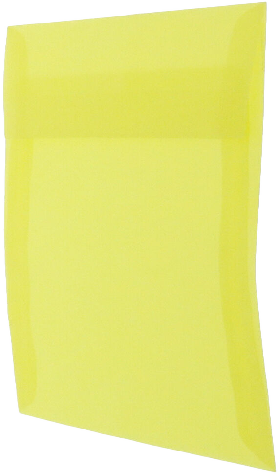Primary Yellow Translucent 30lb 6 1/2 x 6 1/2 Square Envelopes