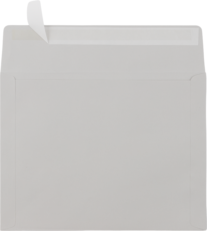 10 x 13 Booklet Envelopes w/Peel & Seal - Gray Kraft 28lb