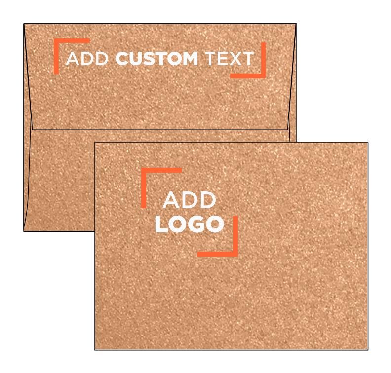 Copper Brown Metallic 32lb A2 Invitation Envelopes (4 3/8 x 5 3/4)
