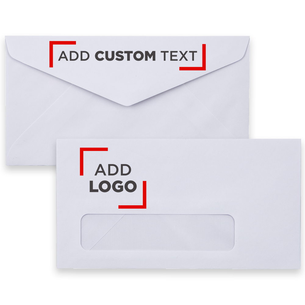 White 24lb #7 1/2 Window Envelopes (3 15/16 x 7 1/2)