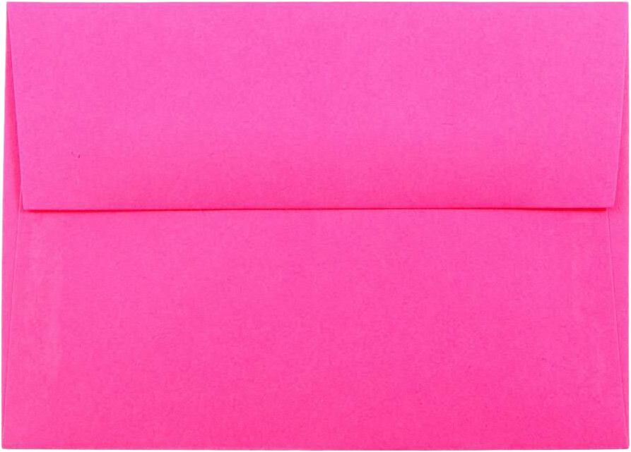Fuchsia Pink Magenta 24lb A1 Invitation Envelopes (3 5/8 x 5 1/8)