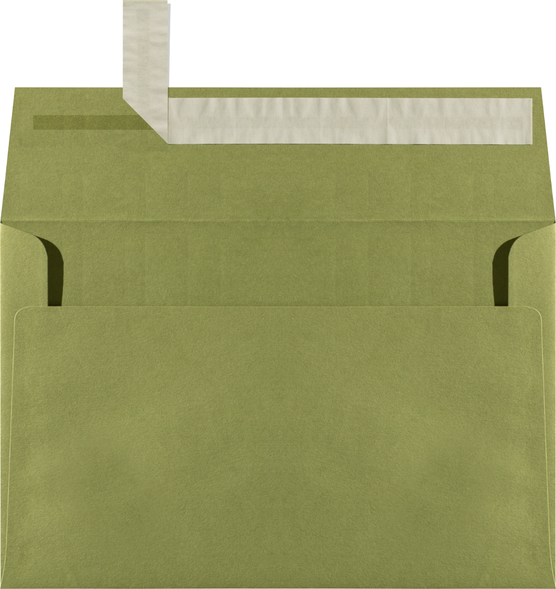 Olive Green 28lb A9 Invitation Envelopes (5 3/4 x 8 3/4) with Peel & Seal