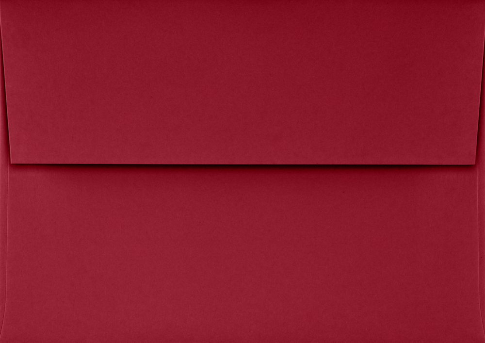 Garnet Dark Red 32lb A1 Invitation Envelopes (3 5/8 x 5 1/8) with Peel & Seal