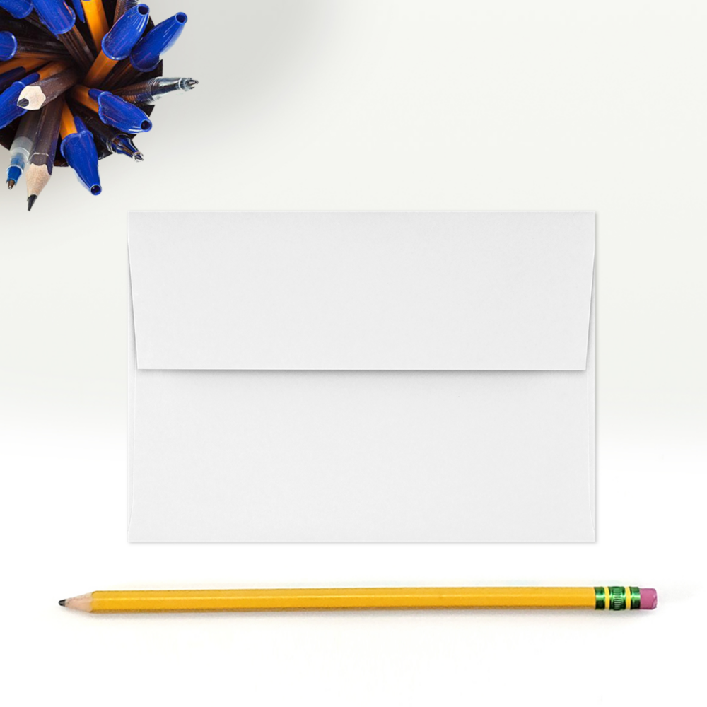 Premium White 32lb A1 Invitation Envelopes (3 5/8 x 5 1/8) with Peel & Seal