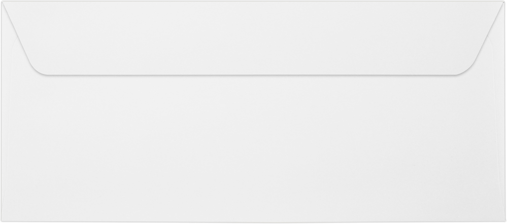 White 28lb #10 Full Face Window Envelopes (4 1/8 x 9 1/2)