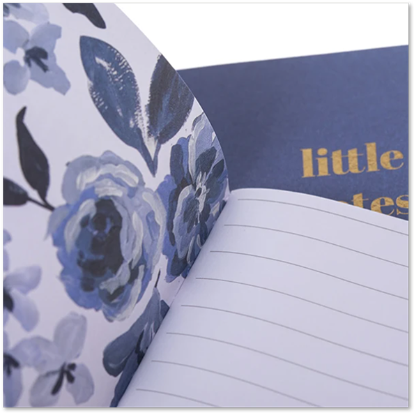 Navy Mini3 1/2 x 5 Journals Set - 3 Pack
