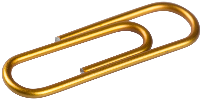 Gold Standard Paper Clips - 100 Pack