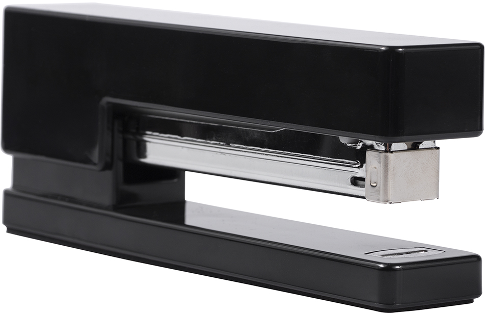 Black Stapler and Tape Dispenser Desk Set