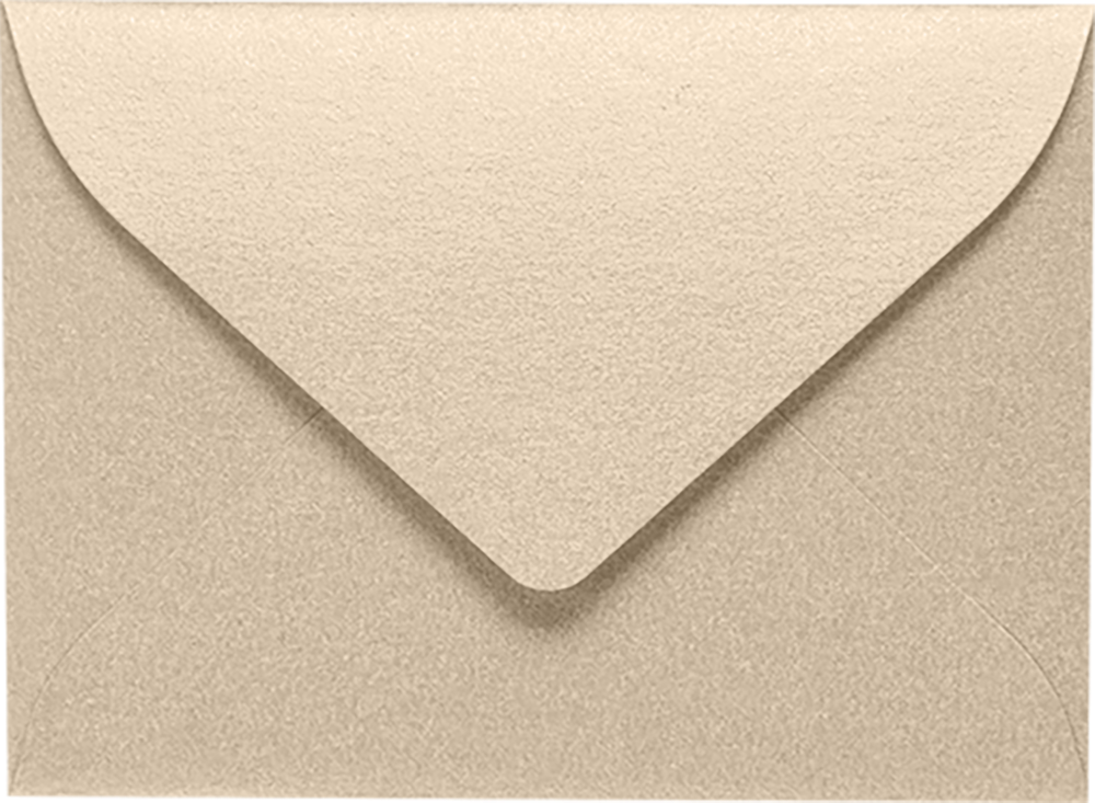 Light Brown Taupe Metallic 32lb #17 Mini Envelopes (2 11/16 x 3 11/16)